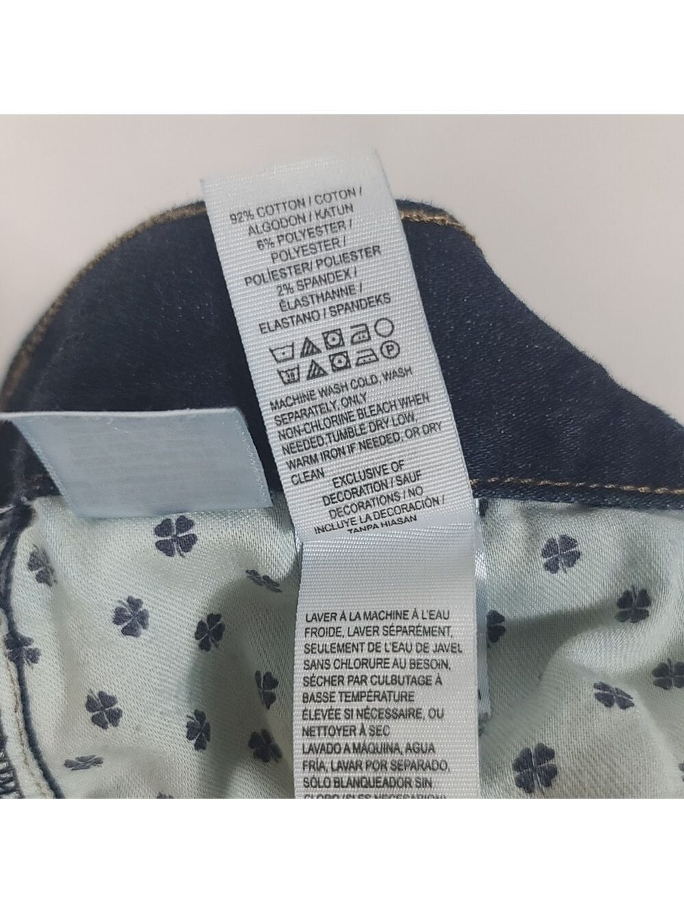 Lucky Brand 410 Athletic Slim Blue Denim Jeans 38x32 - Picture 10 of 11